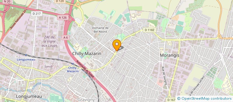 localisation de l'entreprise MINATO à CHILLY-MAZARIN