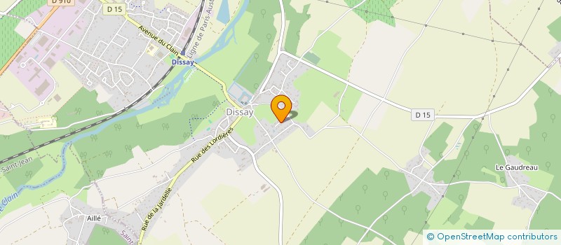 localisation de l'entreprise MINAULT à DISSAY