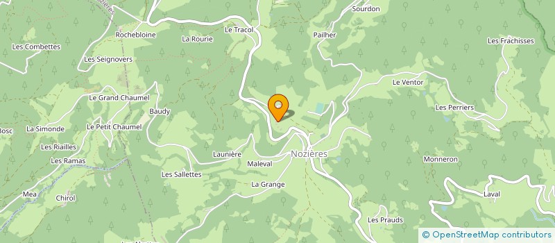 localisation de l'entreprise MINCAA  NOZIERES