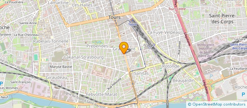 localisation de l'entreprise MINCEUR 37  TOURS
