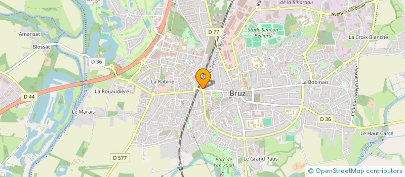 localisation de l'entreprise MINCEUR & DEVELOPPEMENT  BRUZ