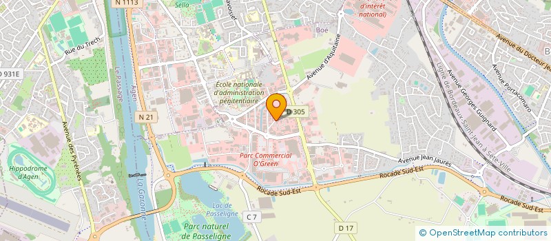 localisation de l'entreprise MINCEUR ET FORME à BOE