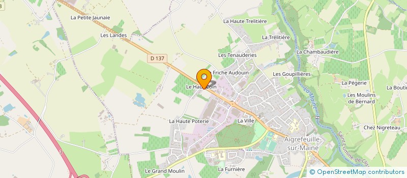 localisation de l'entreprise MINCO CHANTIERS à AIGREFEUILLE-SUR-MAINE
