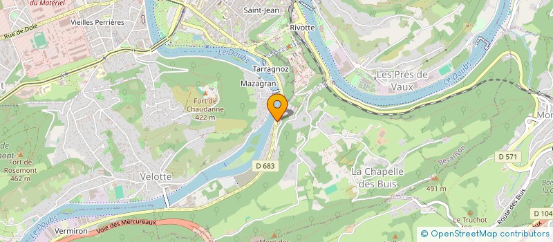 localisation de l'entreprise MINCORP PATRIMOINE à BESANCON