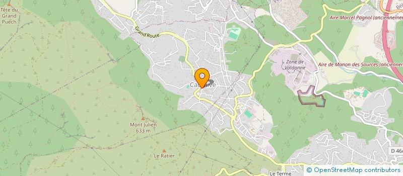 localisation de l'entreprise MINCUT  CADOLIVE