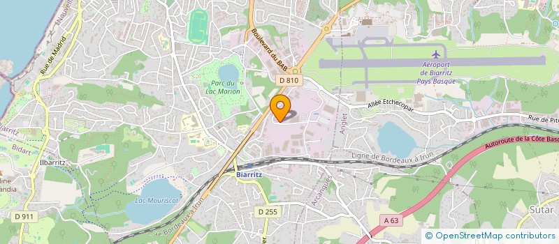 localisation de l'entreprise MIND à BIARRITZ