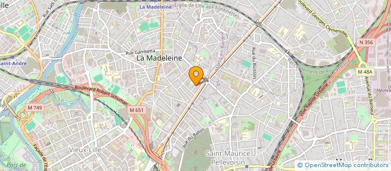localisation de l'entreprise MIND IN BOX à LA MADELEINE