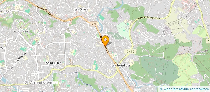 localisation de l'entreprise MIND MOVEMENT  MARSEILLE