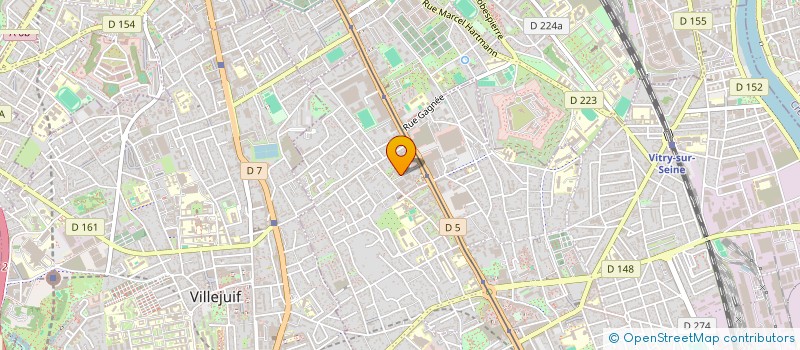 localisation de l'entreprise MIND RIVER  VITRY-SUR-SEINE