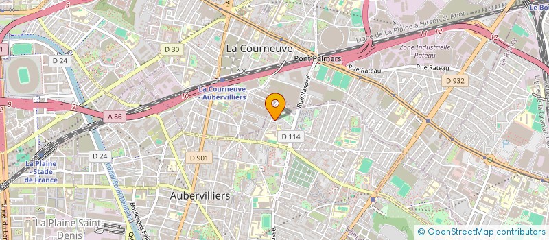 localisation de l'entreprise MIND & WAY  AUBERVILLIERS