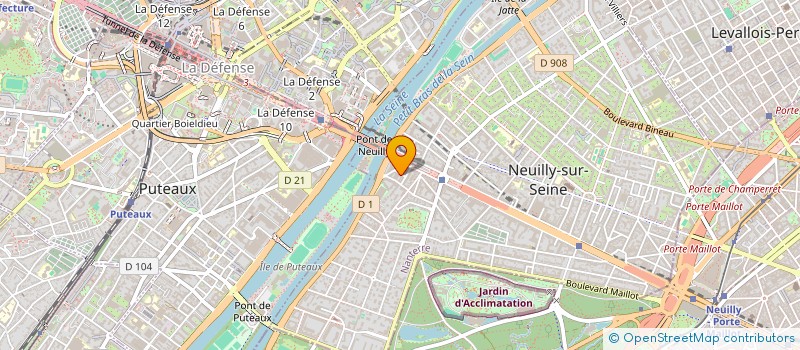 localisation de l'entreprise MINDBLOW à NEUILLY-SUR-SEINE