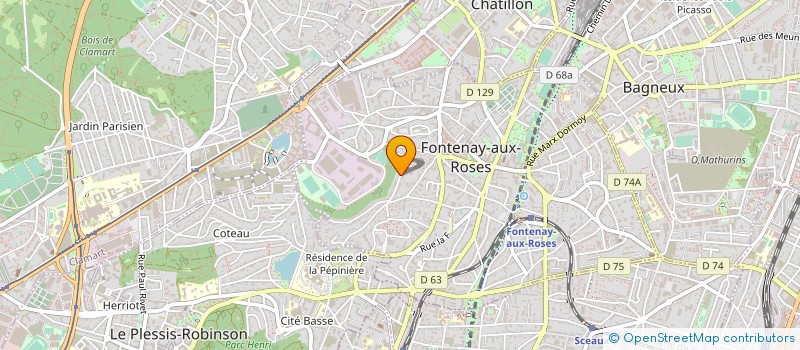 localisation de l'entreprise MINDCRAFT à FONTENAY-AUX-ROSES