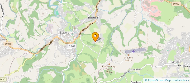 localisation de l'entreprise MINDEIA  ESPELETTE