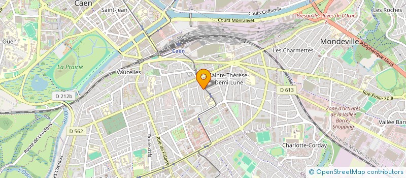 localisation de l'entreprise MINDILLYS à CAEN