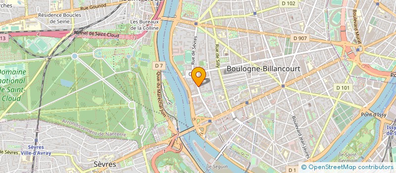 localisation de l'entreprise MINDSCAPE FRANCE à BOULOGNE-BILLANCOURT