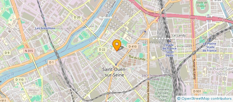 localisation de l'entreprise MINDSET FORMATIONS à SAINT-OUEN-SUR-SEINE
