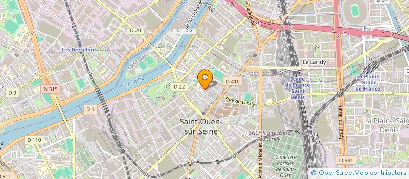 localisation de l'entreprise MINDSET LEBIE à SAINT-OUEN-SUR-SEINE