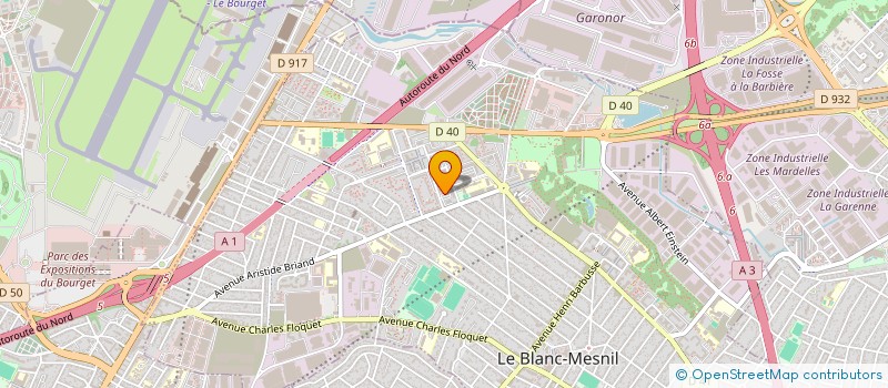 localisation de l'entreprise MINDSET RECORDS à LE BLANC-MESNIL