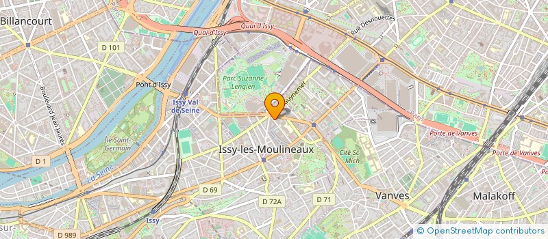 localisation de l'entreprise MINDSHIFT à ISSY-LES-MOULINEAUX