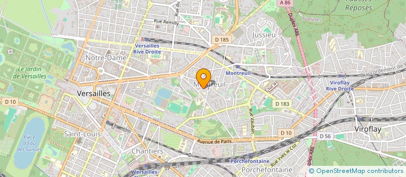 localisation de l'entreprise MINDVIEW ENTERTAINMENT à VERSAILLES