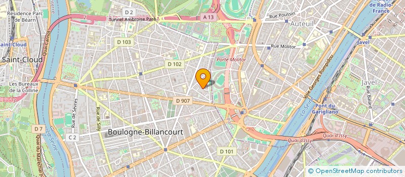 localisation de l'entreprise MINDWAY ASSOCIATES  BOULOGNE-BILLANCOURT