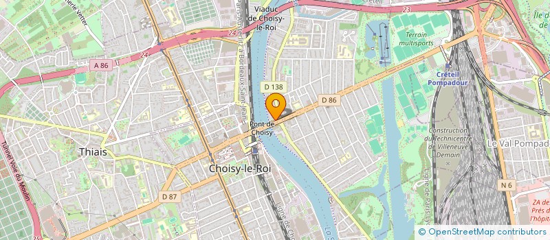 localisation de l'entreprise MINDYOUREXPERIENCE  CHOISY-LE-ROI