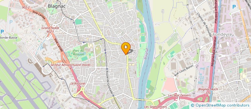 localisation de l'entreprise MINE  BLAGNAC