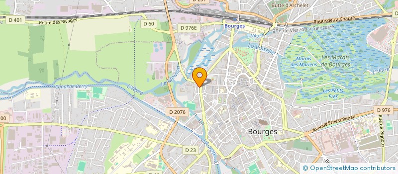 localisation de l'entreprise MINE  BOURGES