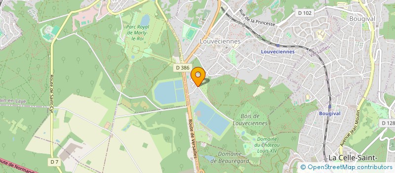 localisation de l'entreprise MINE  LOUVECIENNES