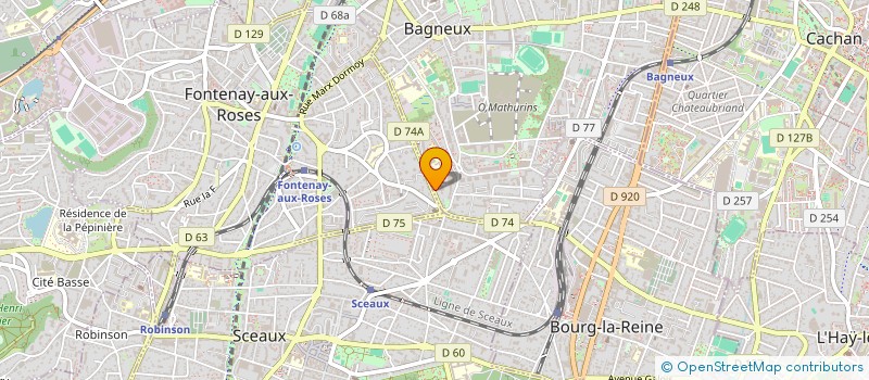 localisation de l'entreprise MINE-IMMO à BAGNEUX