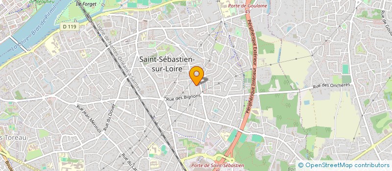 localisation de l'entreprise MINEAU BARBEDETTE  SAINT-SEBASTIEN-SUR-LOIRE