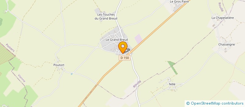 localisation de l'entreprise MINEAU RENOV à ROUILLE