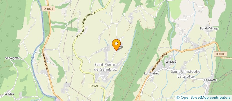 localisation de l'entreprise MINEELO  SAINT-PIERRE-DE-GENEBROZ