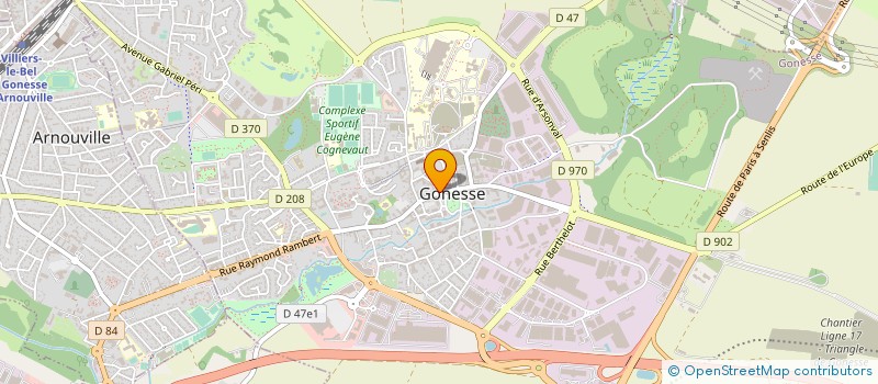 localisation de l'entreprise MINEIRO ROSE ET FERREIRA CHRISTINE  LE THILLAY