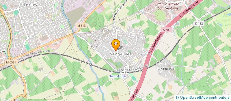 localisation de l'entreprise MINELI  SAINT-AUNES