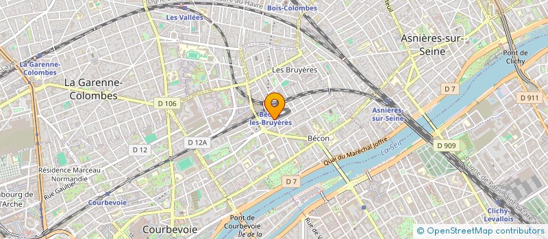 localisation de l'entreprise MINELOR à COURBEVOIE