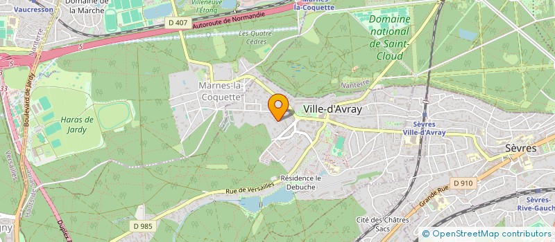 localisation de l'entreprise MINELOVE  VILLE-D'AVRAY
