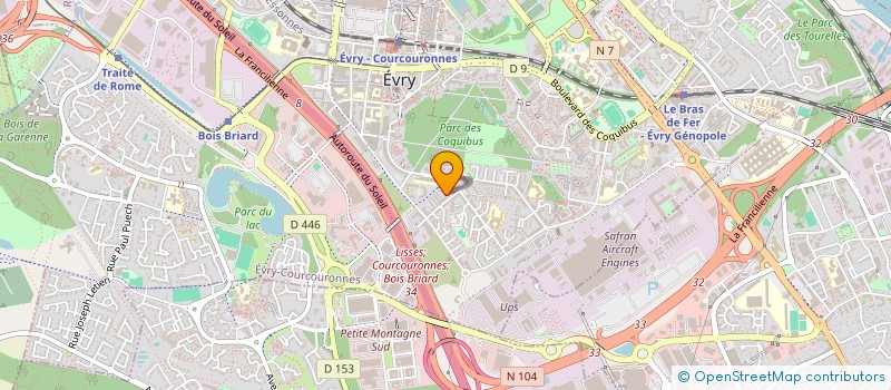 localisation de l'entreprise MINEMAROSE à EVRY-COURCOURONNES
