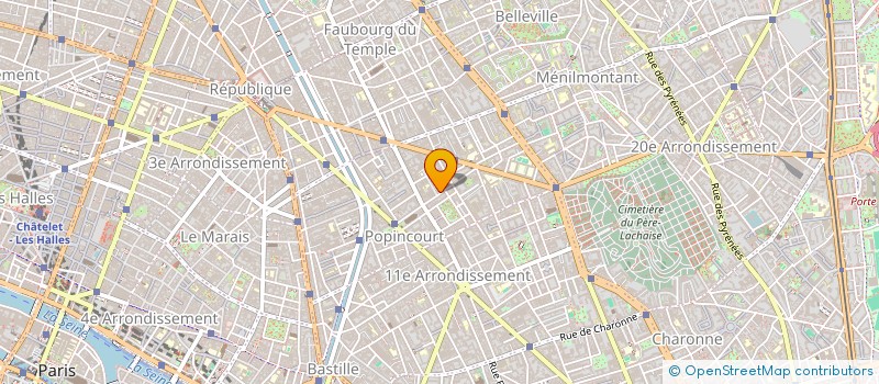 localisation de l'entreprise MINERAL  PARIS