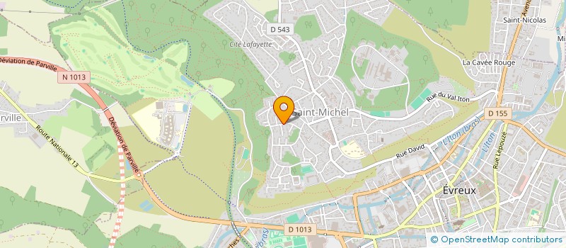 localisation de l'entreprise MINERAL & BIEN ETRE  EVREUX