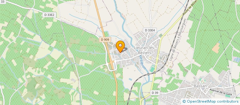 localisation de l'entreprise MINERAL ECOTECH  LIEURAN-LES-BEZIERS