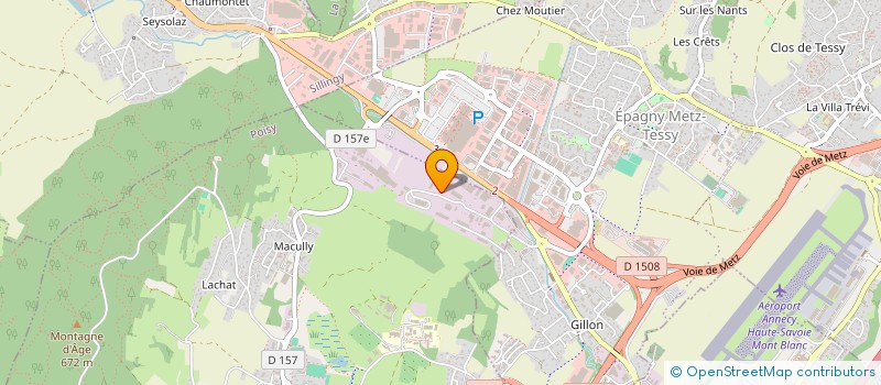 localisation de l'entreprise MINERALPES  POISY