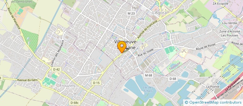 localisation de l'entreprise MINERALS CONSULTING à VILLENEUVE TOLOSANE