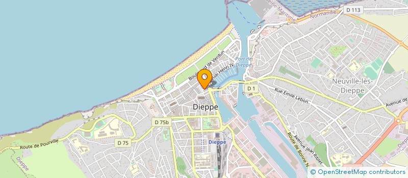 localisation de l'entreprise MINERAPHIL à DIEPPE