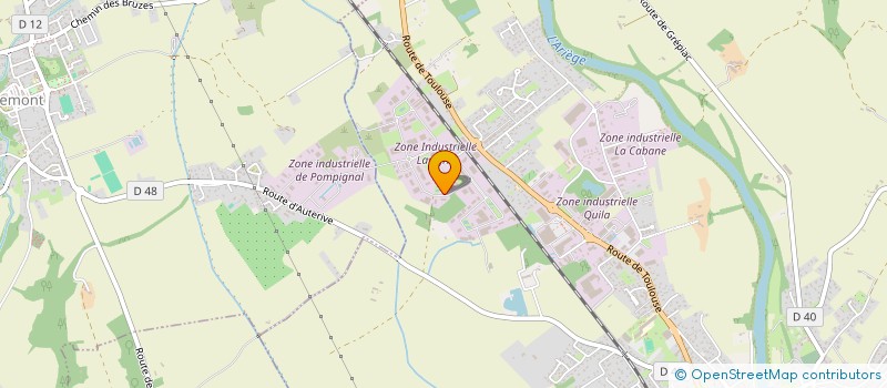 localisation de l'entreprise MINERASOL  AUTERIVE