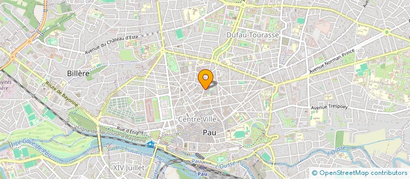 localisation de l'entreprise MINERAUX ET FOSSILES DES PYRENEES  PAU
