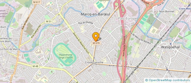 localisation de l'entreprise MINERSONS à MARCQ-EN-BARŒUL