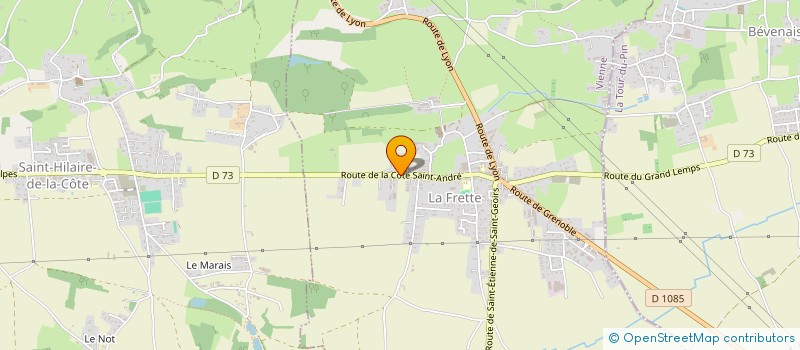 localisation de l'entreprise MINERVA  LA FRETTE