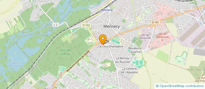 localisation de l'entreprise MINERVA CONCEPT à MENNECY