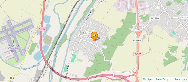 localisation de l'entreprise MINERVA GREEN à MAREUIL-LES-MEAUX